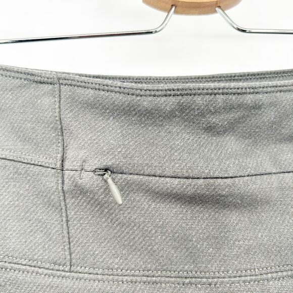 Athleta Womens Athleisure Tenniscore Ponte Twill Flare Mini Skirt Size 4 Olive - Picture 7 of 9